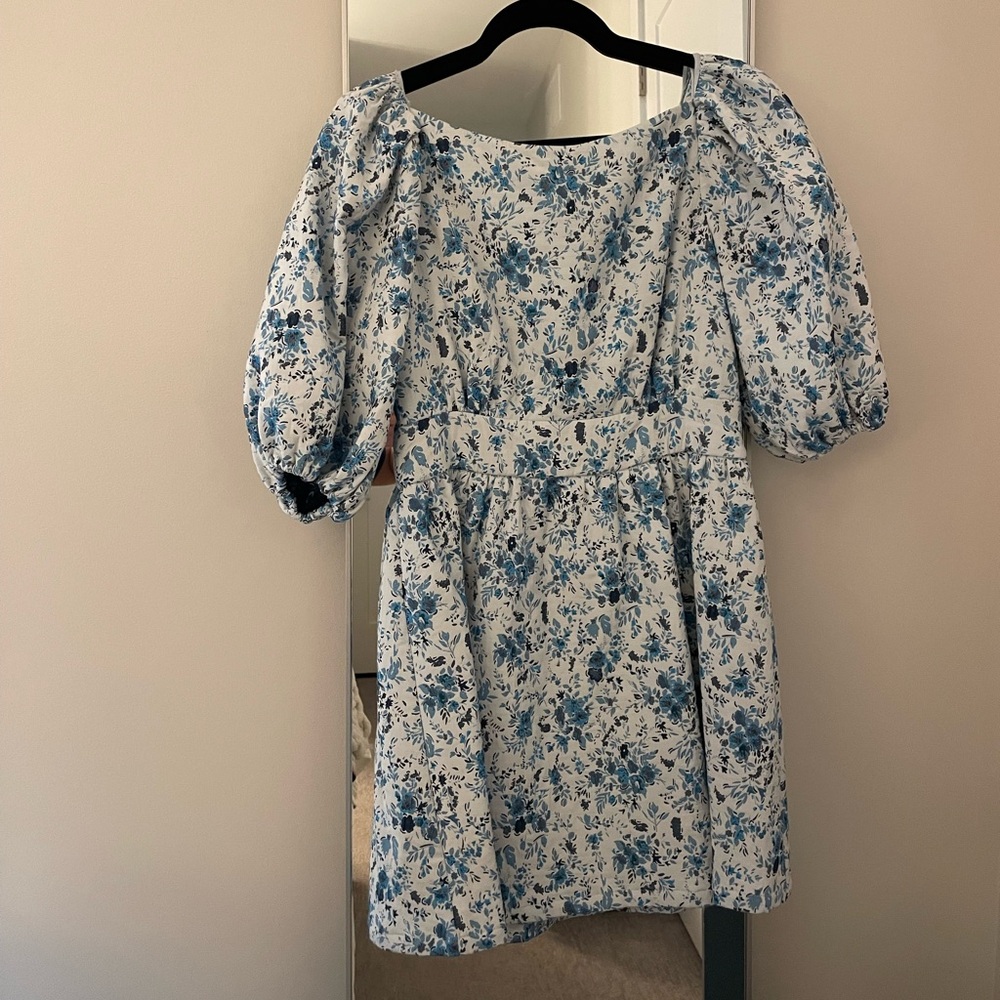 Majorelle Floral Dress
